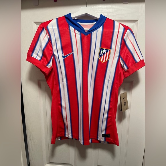 NIKE WOMEN ATLÉTICO DE MADRID 2024-2025 HOME JERSEY SIZE S - Picture 7 of 8